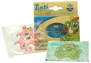 Bathwatercolour green with gelsticker