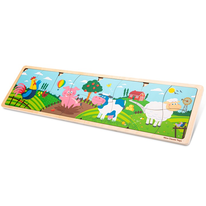 Farm puzzle 4-in-1 New Classic Toys