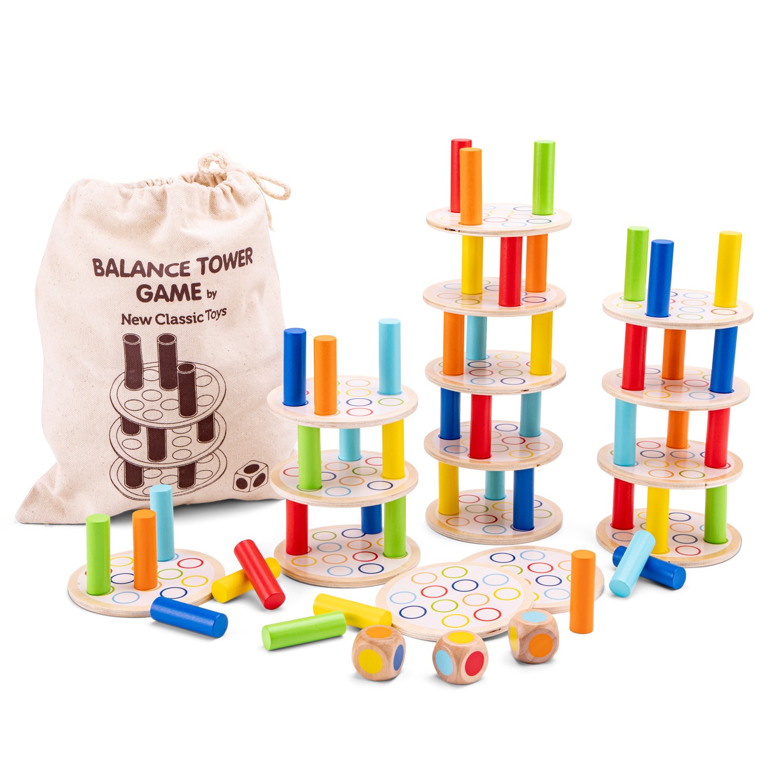 Tableau De Plateau éducatif New Classic Toys - Jeu D'apprentissage Des Couleurs Et Des Formes Pour Enfants Dès 3 Ans