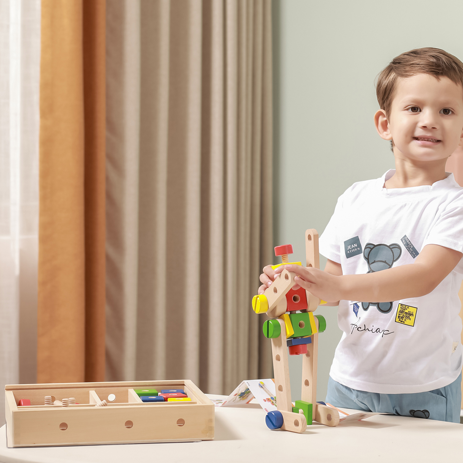 Viga Toys® Wooden Construction Set | New Classic Toys