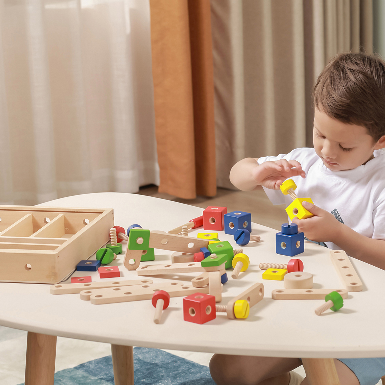 Viga Toys® Wooden Construction Set | New Classic Toys