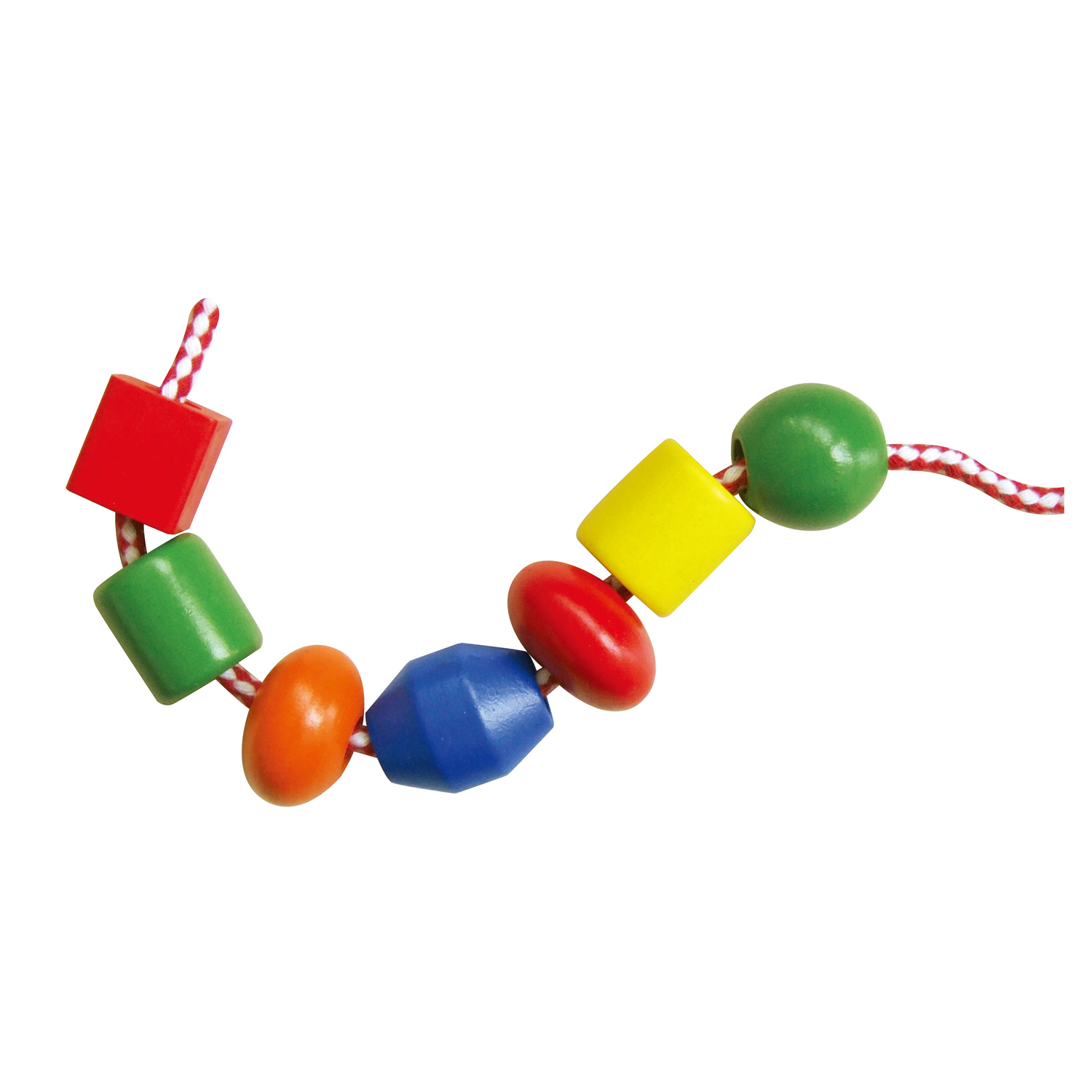Viga Toys 58304 – Bidon De Perles En Bois De 90 Pièces Pour Créer Colliers Et Bracelets, Jeu Créatif Dès 3 Ans