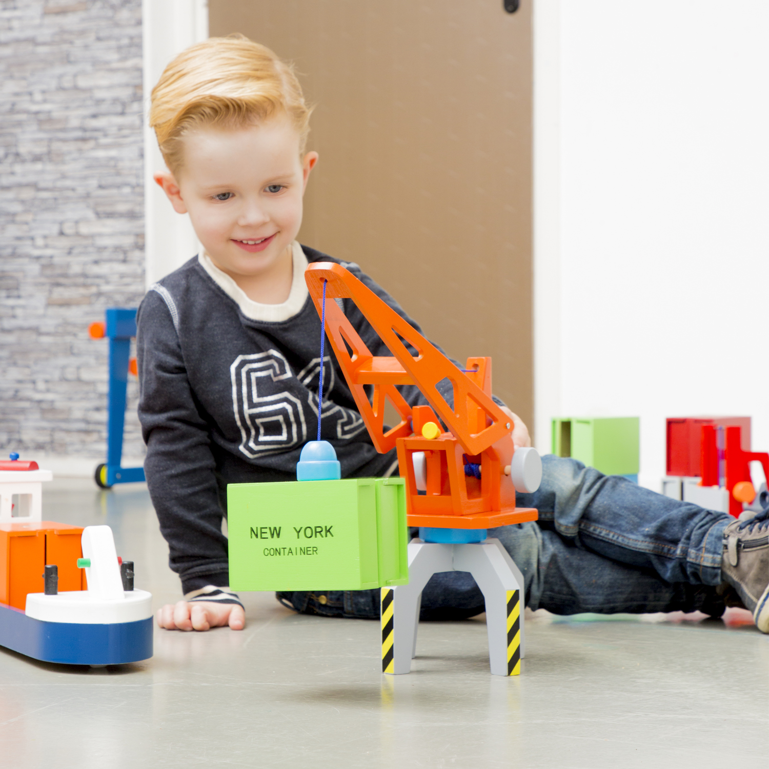 new classic toys container ship