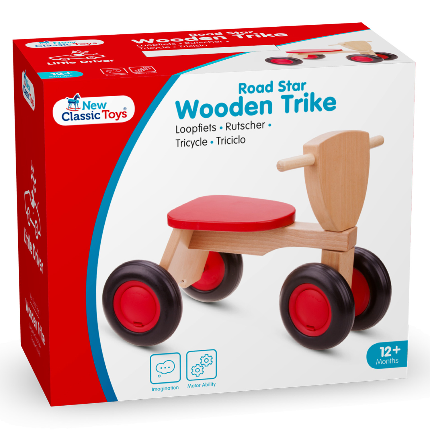 New Classic Toys - Wooden Trike - Road 