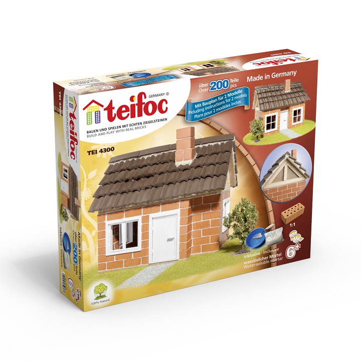 teifoc small house brick construction set