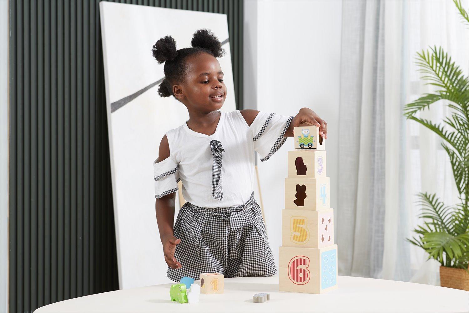 Viga Toys® Wooden Nesting & Stacking Blocks | New Classic Toys