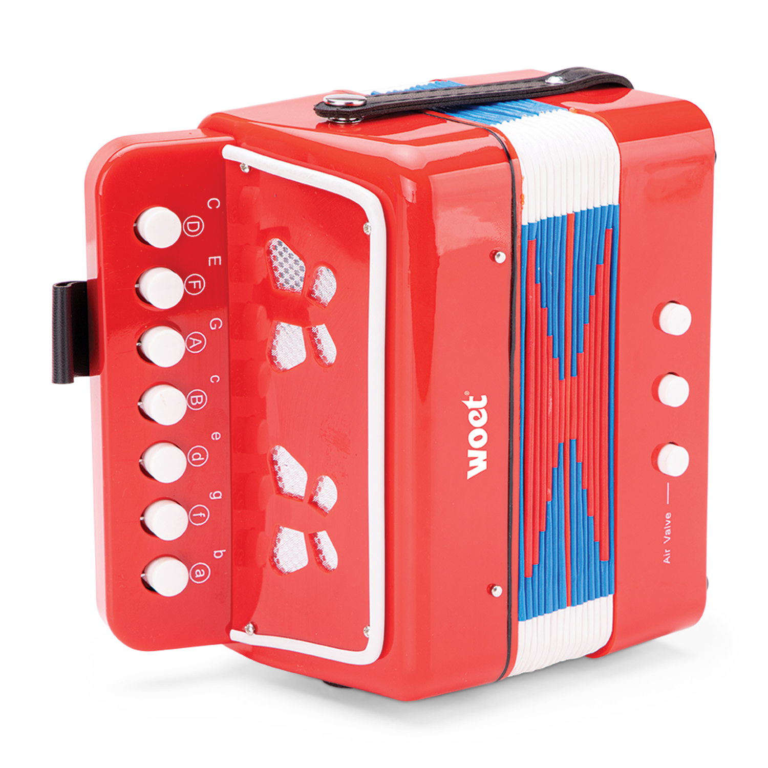 おもちゃ New Classic Toys / アコーディオン L Accordion with music book - red | New Classic Toys